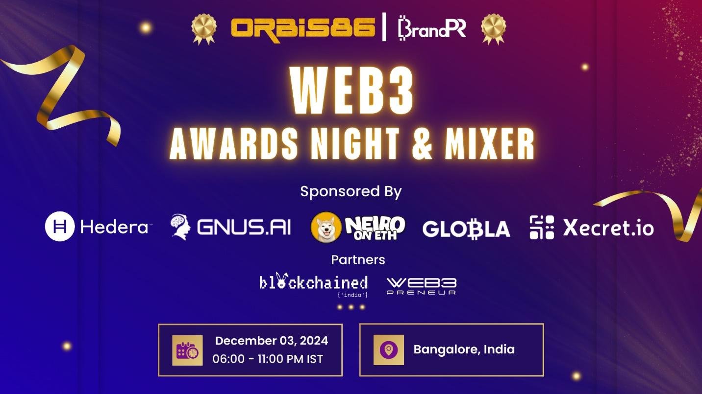 ORBIS86: WEB3 AWARDS NIGHT & MIXER