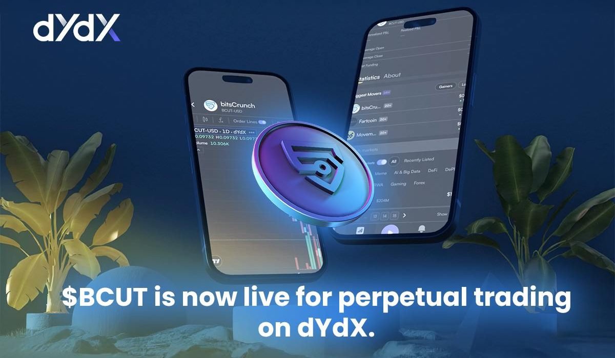 bitsCrunch Secures First Perpetual Listing on dYdX Exchange