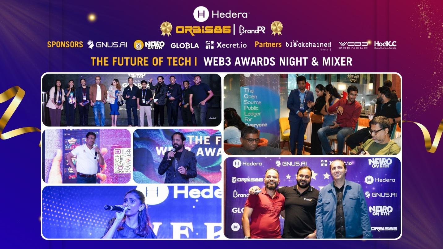 Web3 Awards Night & Mixer: A Celebration of Web3 Excellence in Bengaluru