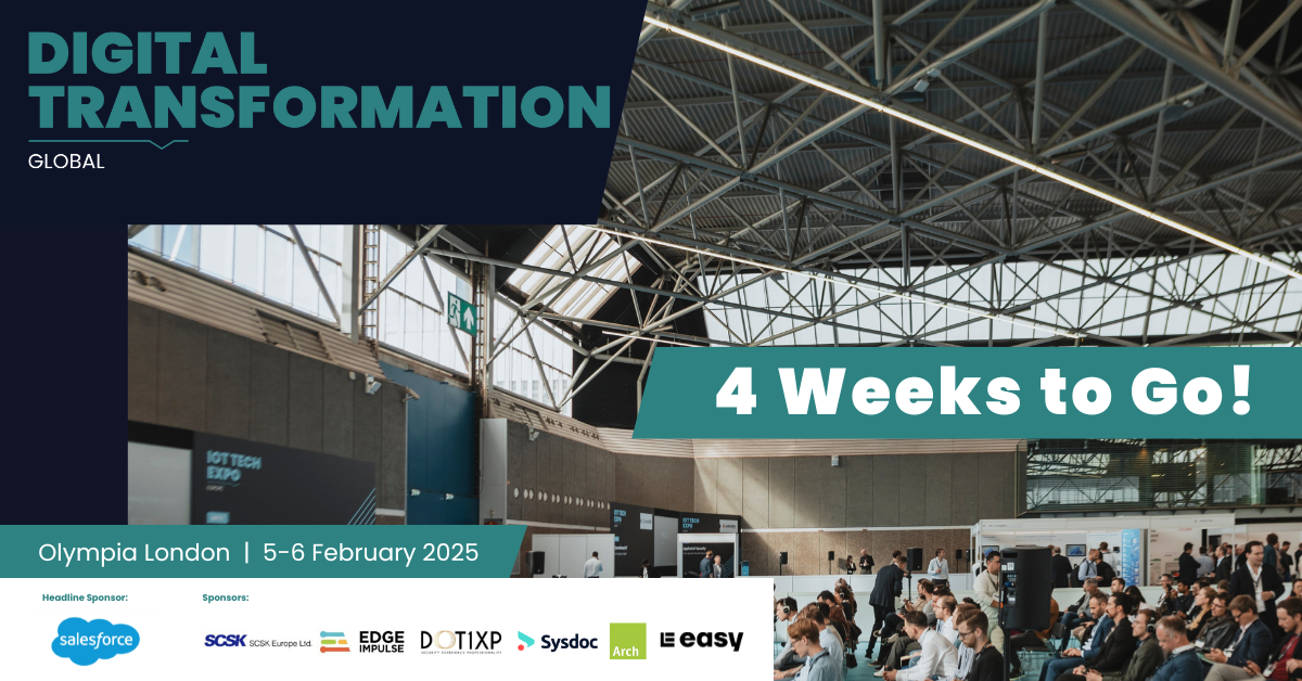 Countdown to Digital Transformation Week Expo: 4 Weeks to Go!