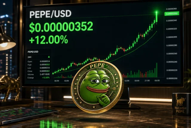 Pepe price rallies 25% as whale demand and futures interest surge