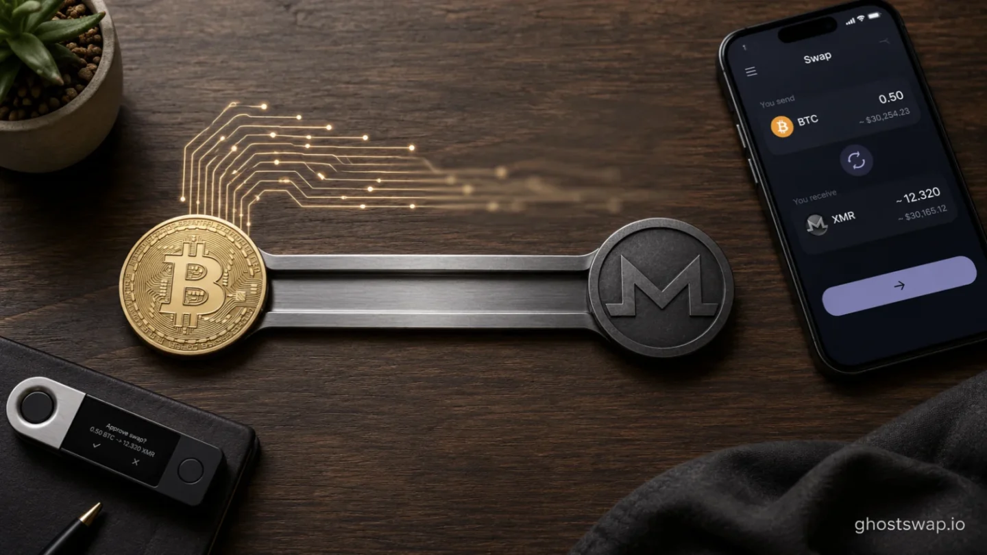 Bitcoin to Monero: a complete guide to private crypto swaps