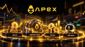 Earning without trading: Inside ApeX Omni’s vaults, protocol yield, and staking stack