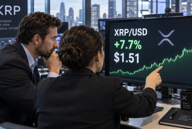 XRP jumps 8% as crypto short squeeze and Ripple developments draw attention