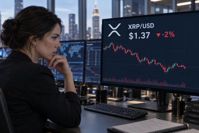 XRP slide as bearish derivatives data limits recovery